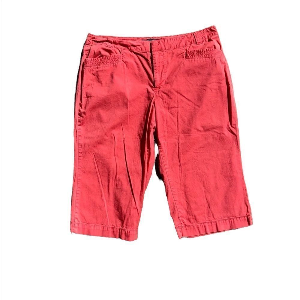 FRENCH CUFF Women’s Salmon Capris Size 12
